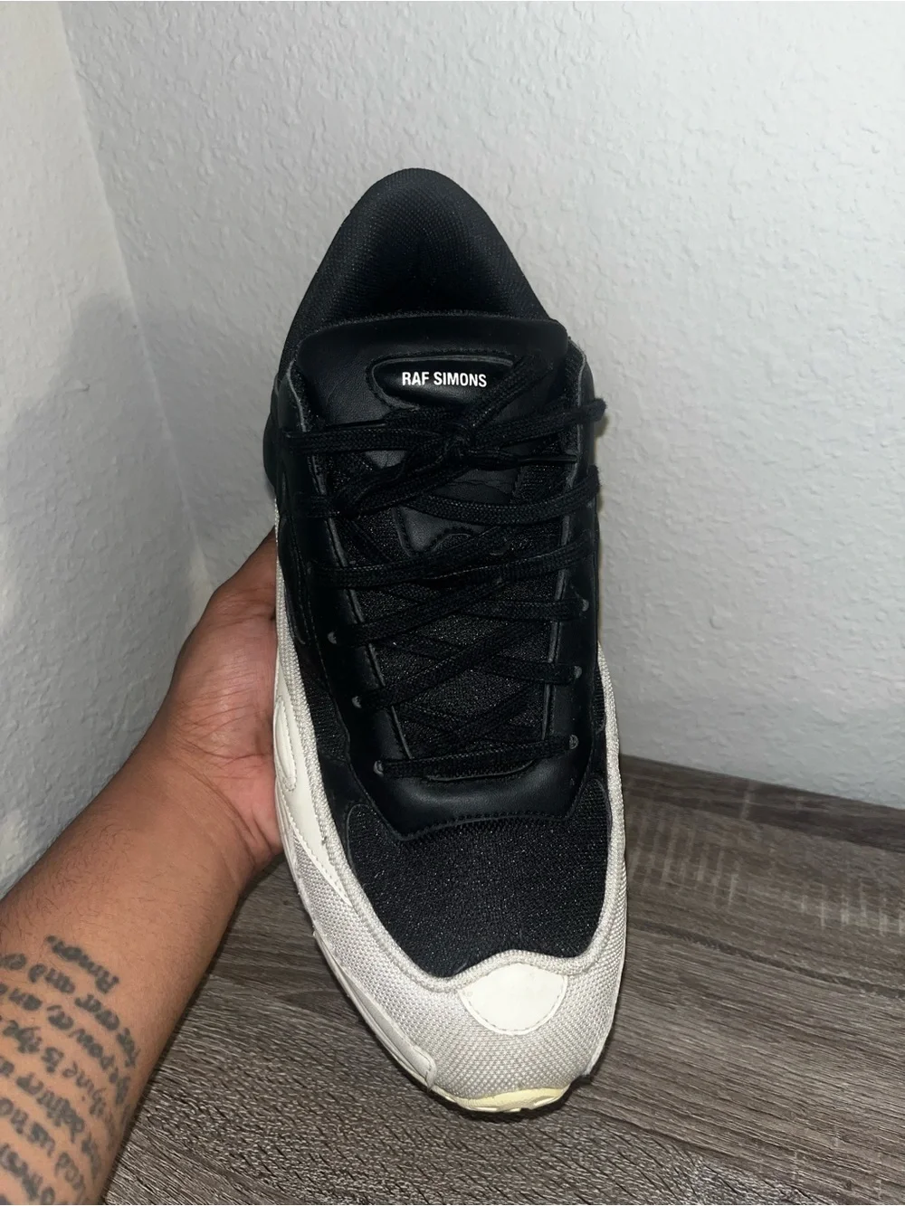Black & white Raf Simons RS Ozweego